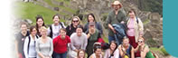 Clinical Nurse Leader students from the Medical College of Georgia visit Macchu Pichu for the day while staying in Cusco, Peru and working with a women's health clinic.